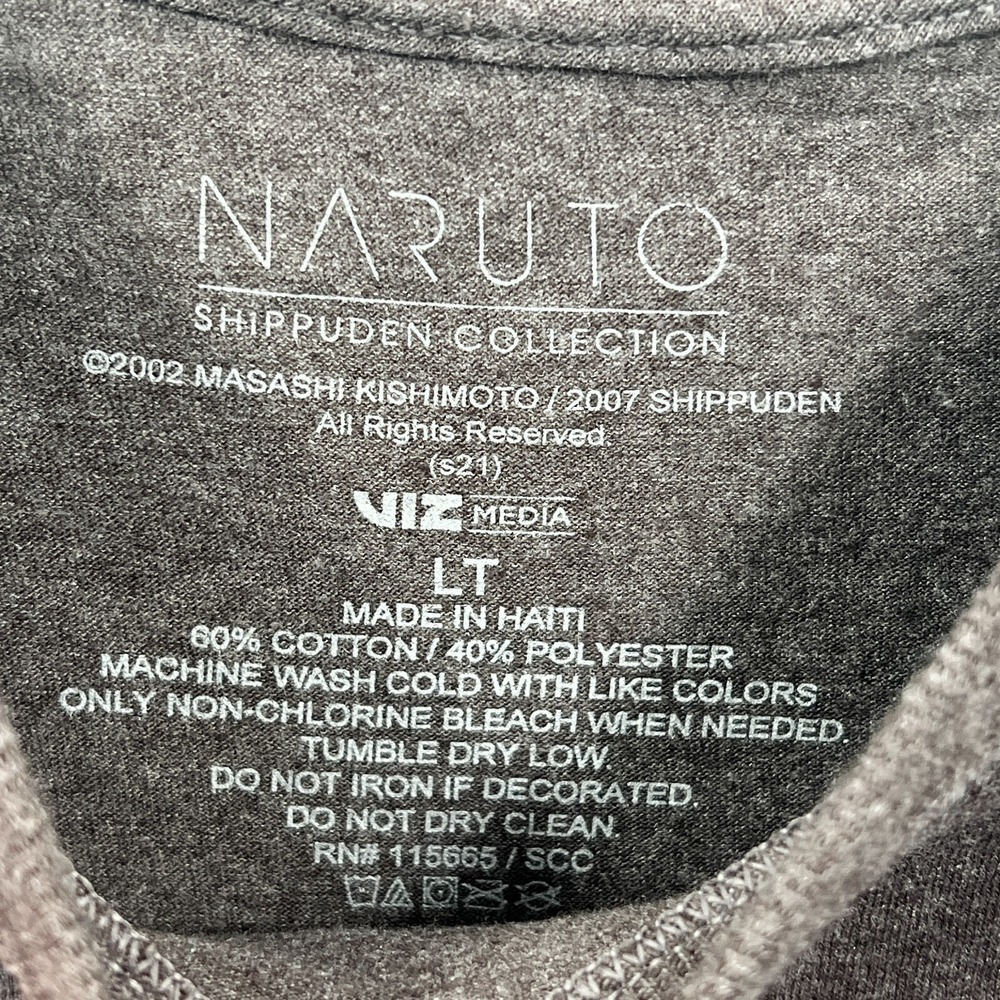 Naruto Mens' Naruto 9 Anime Big and Tall Graphic Print T-Shirt Shippuden Collect - Picture 3 of 6